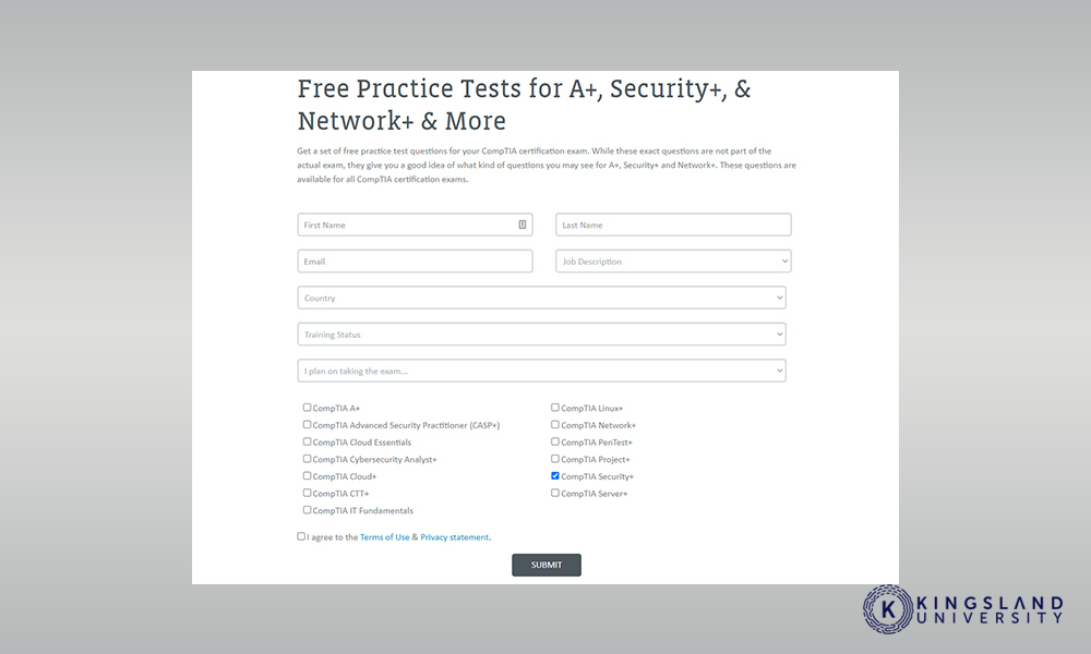 CompTIA Practice Tests