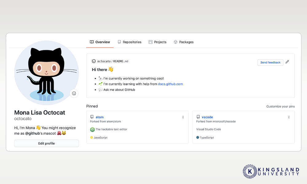 Github Profile Example