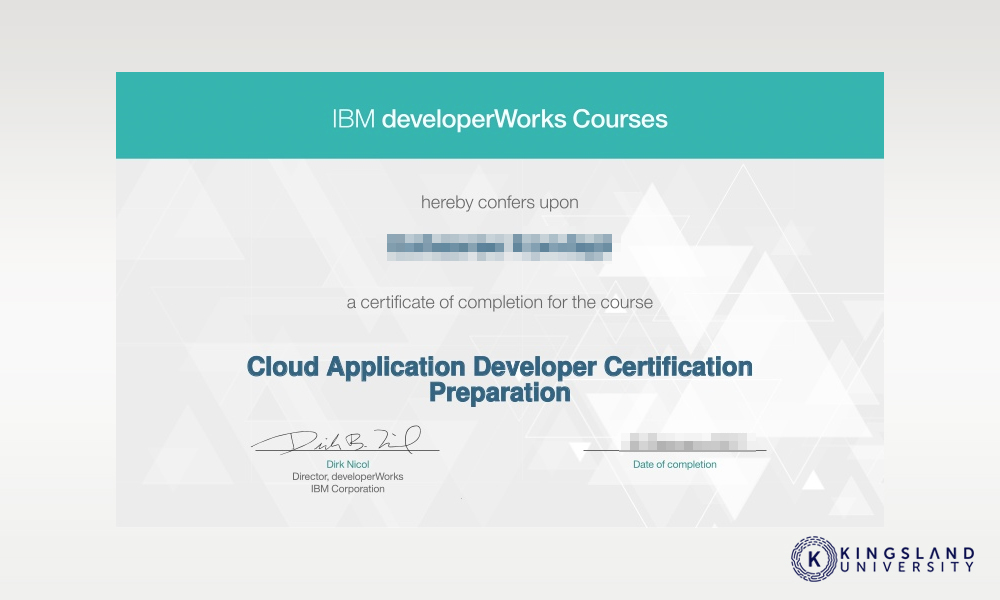 IBM Course Certificate